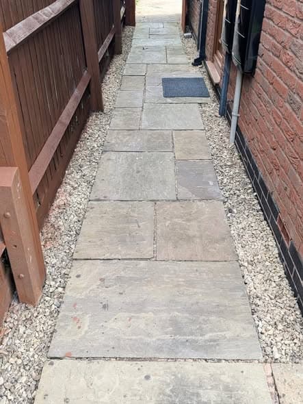 Block paving deep clean & re-sand