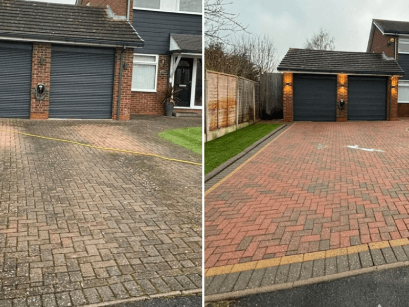 Driveway & Patio Pressure Washing